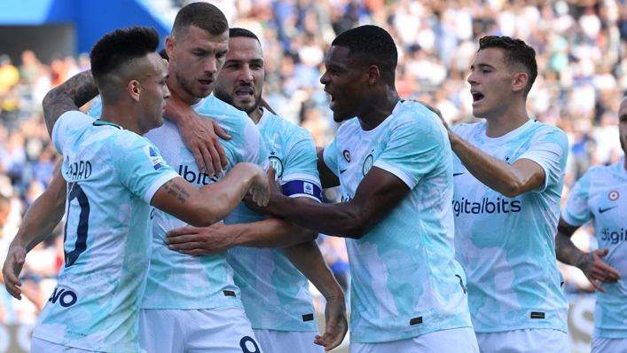 Edin Dzeko struck twice as Inter sunk Sassuolo