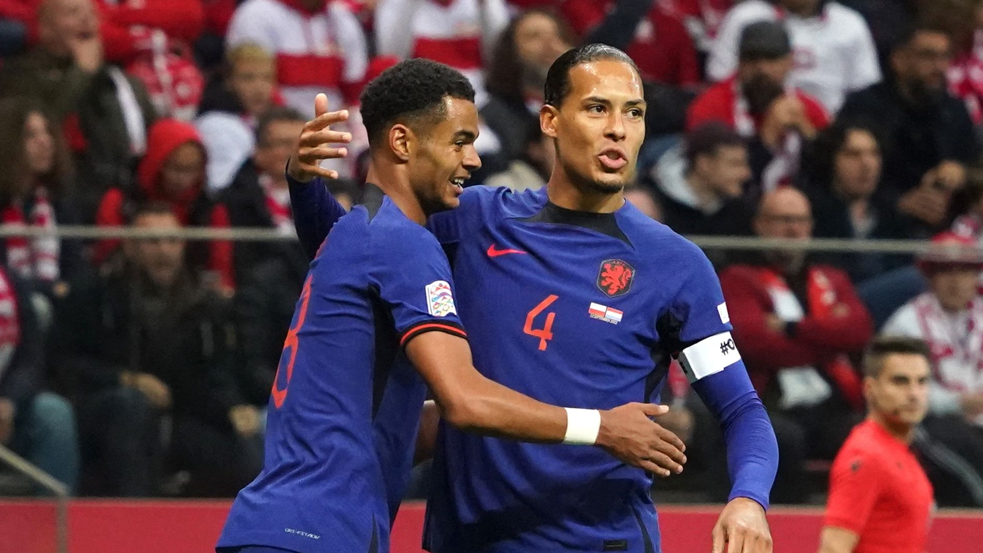 Cody Gakpo and Virgil van Dijk have played together for the Netherlands