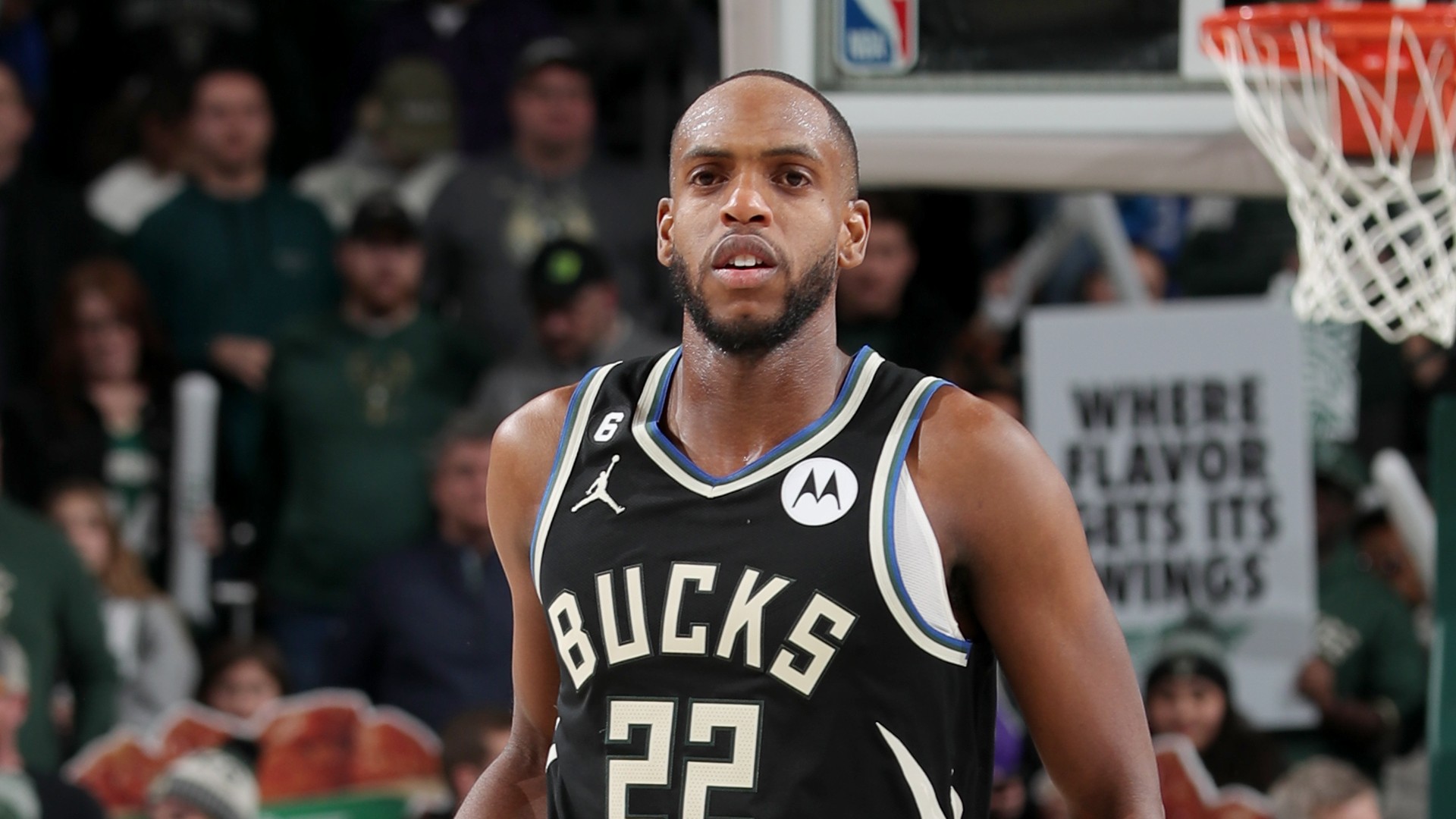 Khris Middleton scored 18 points for the Bucks against the Hornets