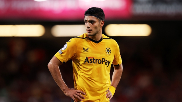 Raul Jimenez has only played three times in the Premier League for Wolves this season