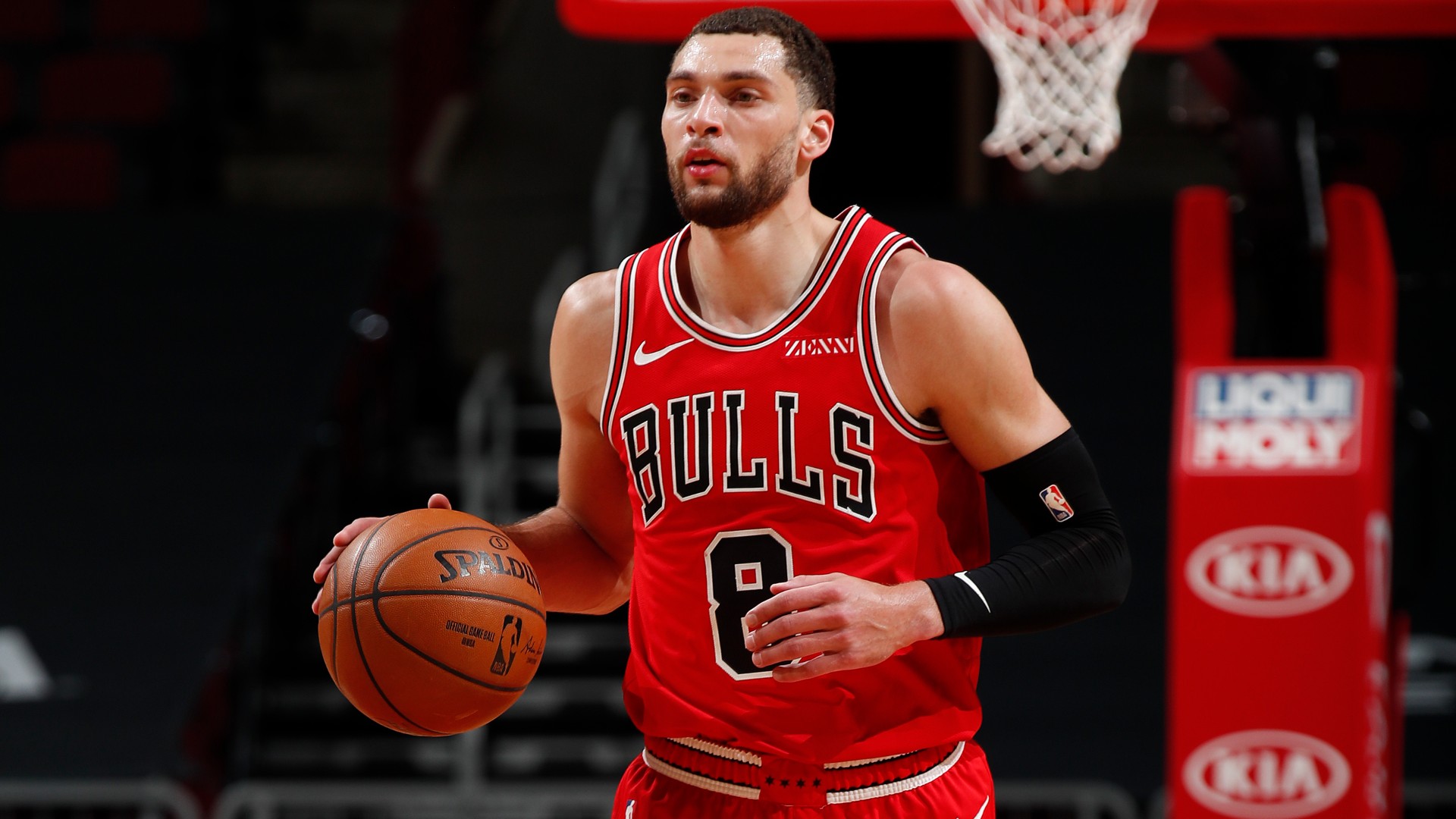 Zach LaVine in action for the Chicago Bulls