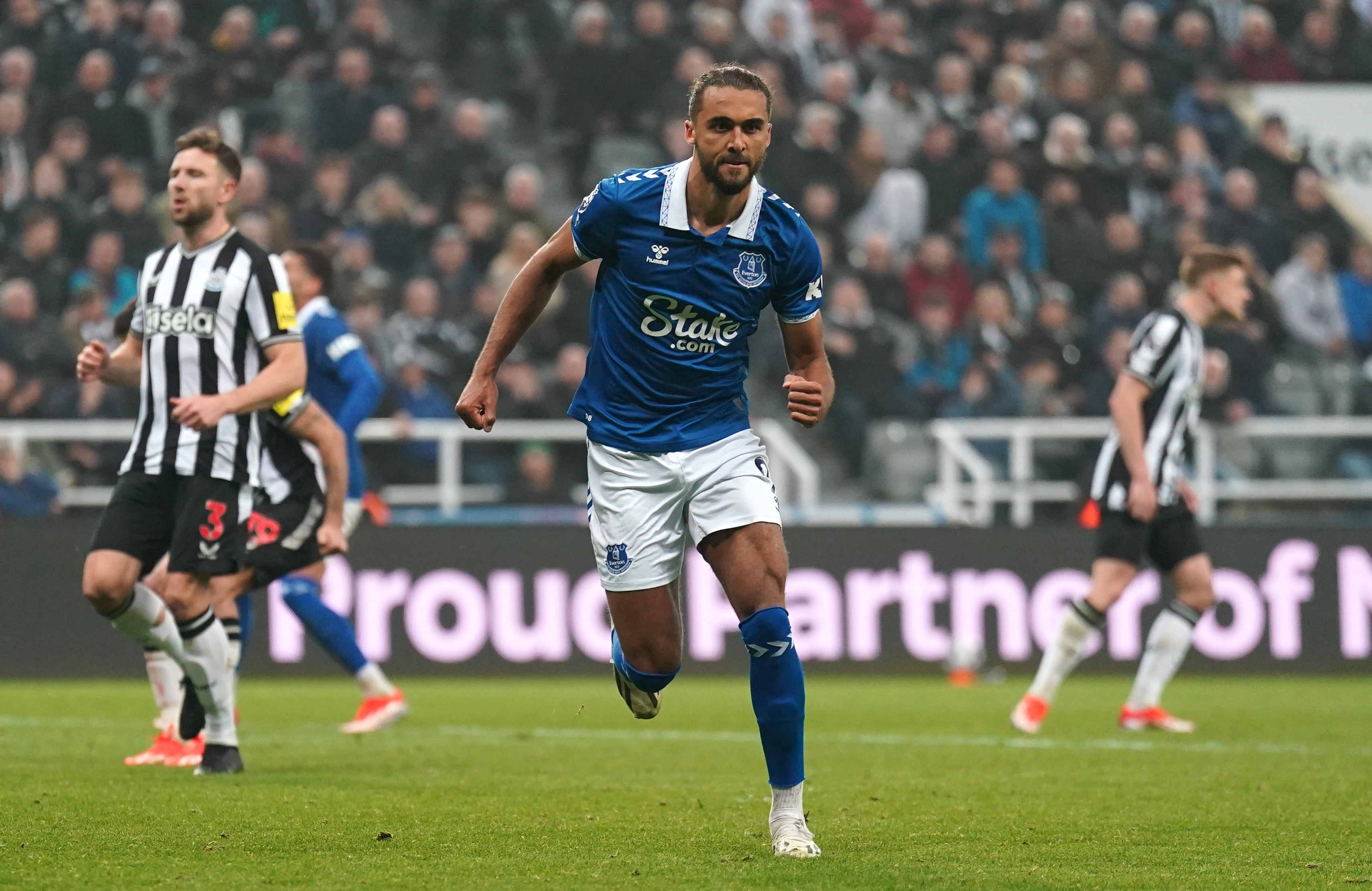Dominic Calvert-Lewin ends goal drought to earn Everton a point at Newcastle