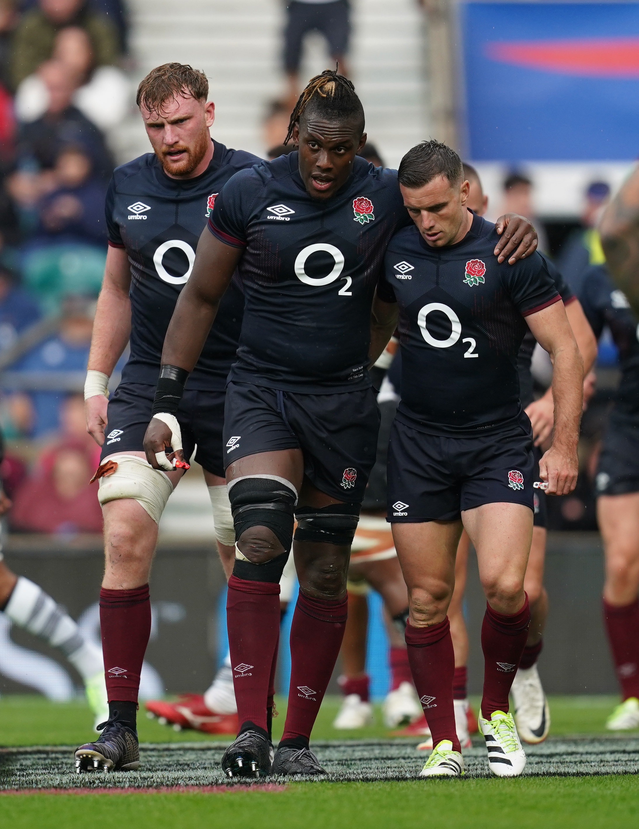 Maro Itoje (left) and George Ford (right) were part of an England team that experienced a tough afternoon at Twickenham
