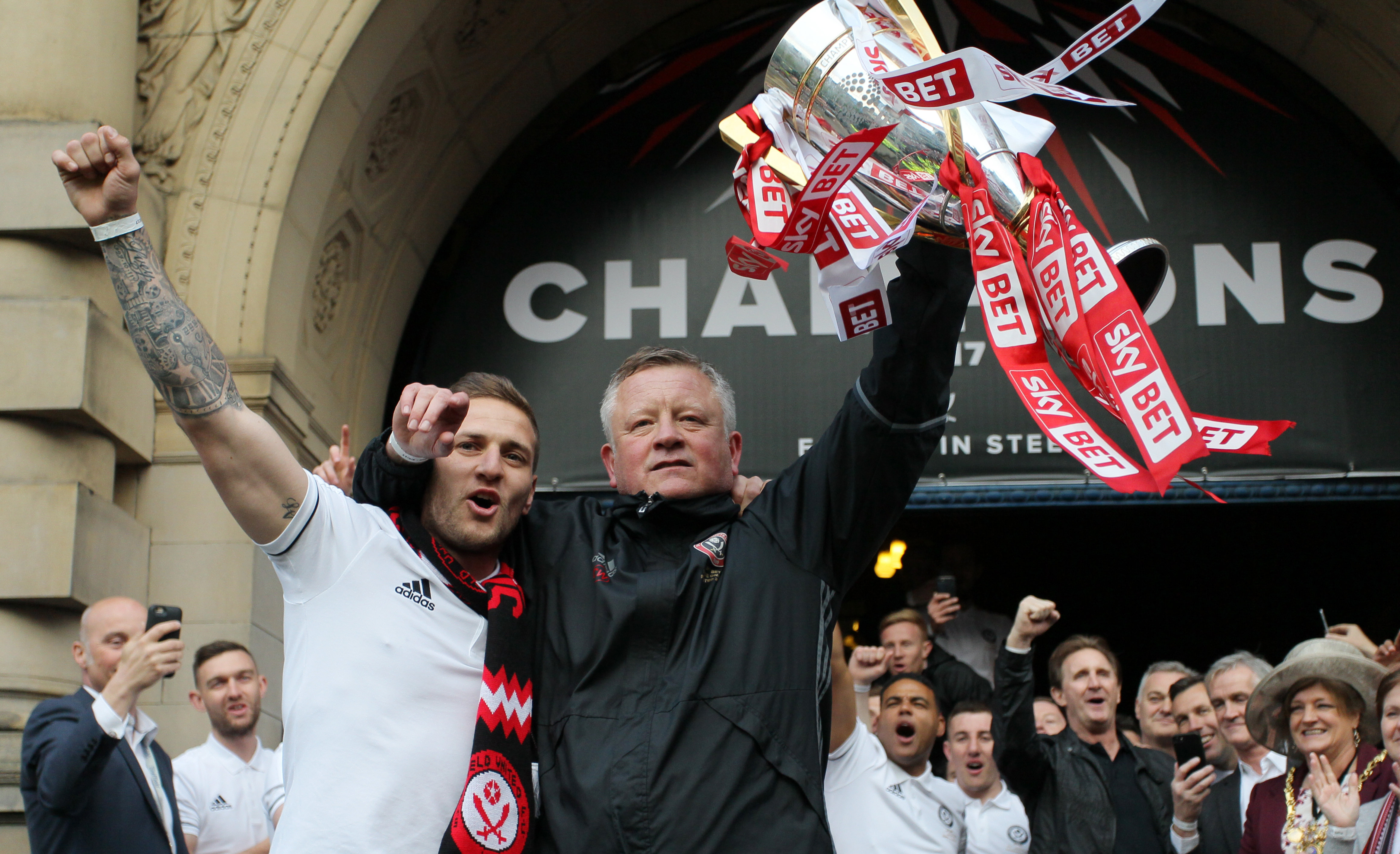 Chris Wilder led Sheffield United from League One to the Premier League during his first spell as manager