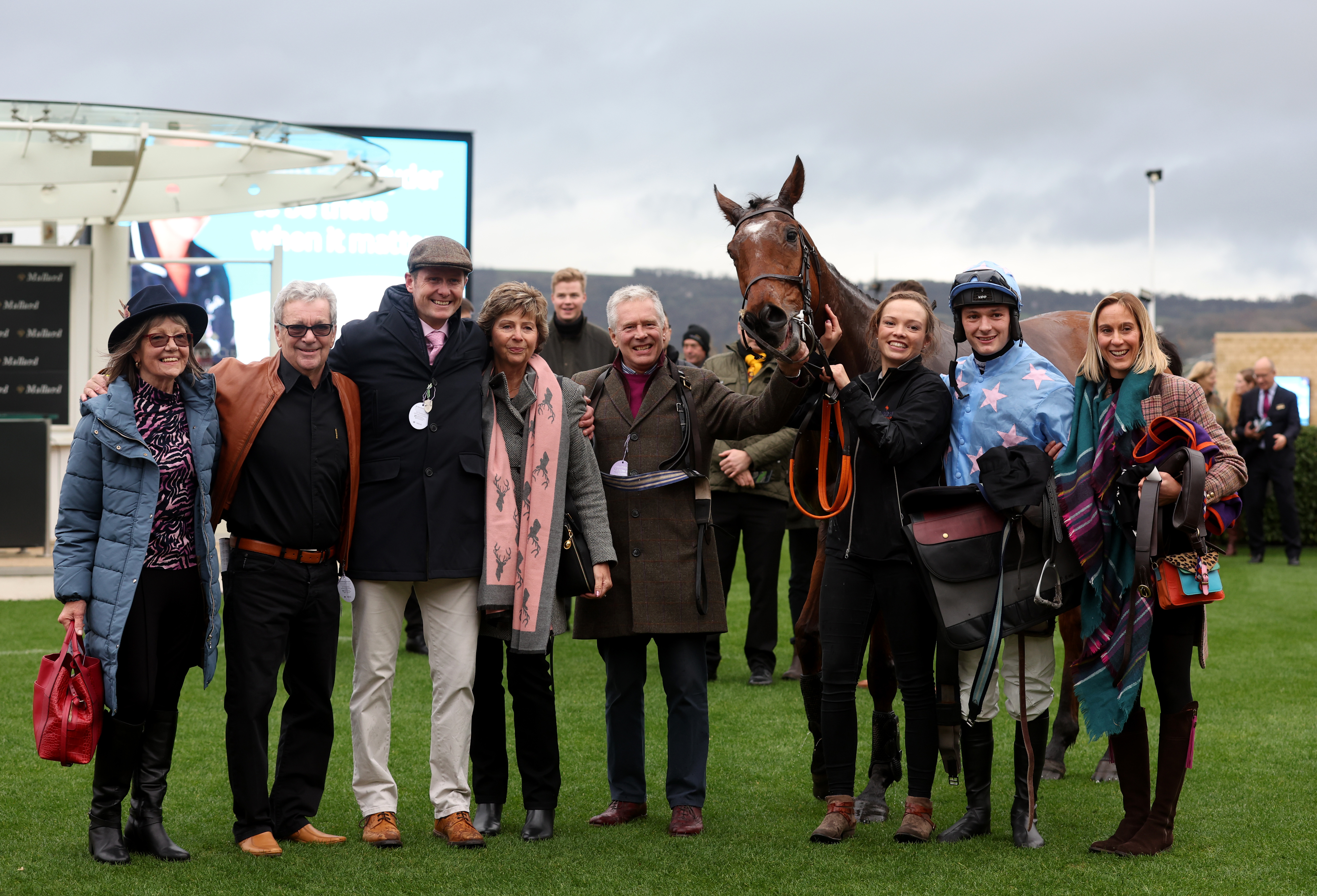 Cannock Park and connections after winning at Cheltenham