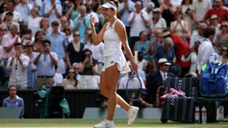 Noskova sets up all-Czech Wimbledon final with composed win over Kostyuk