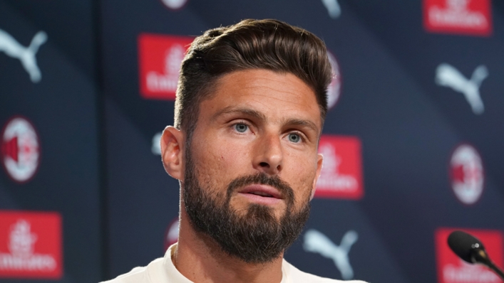 Olivier Giroud recently joined Milan from Chelsea