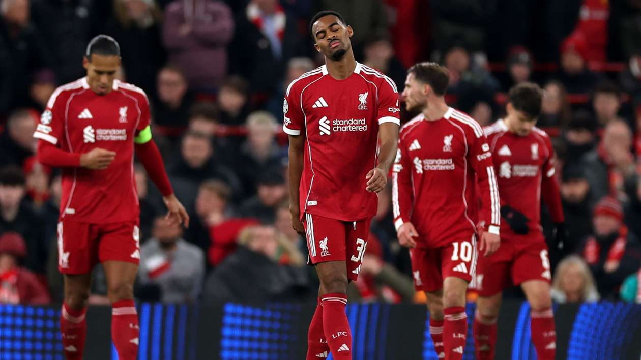 Liverpool 1-4 PSV: Champions League humbling piles more misery on Slot