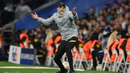 Chelsea boss Thomas Tuchel was animated throughout his side's Champions League clash with Real Madrid