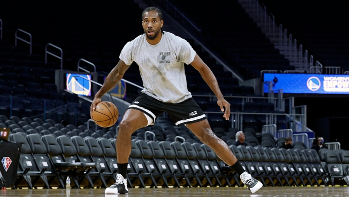 Kawhi Leonard working out as he prepares to return after more than a year on the sidelines