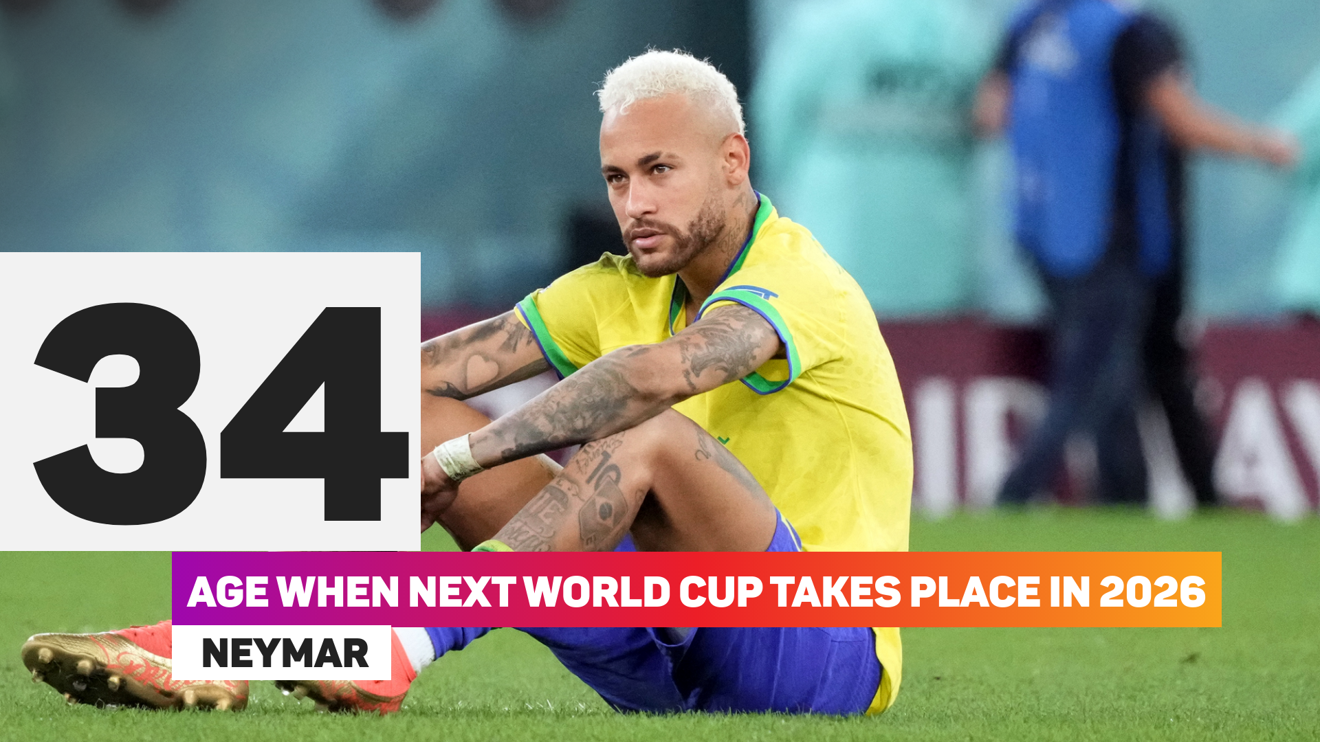 It is unclear whether Neymar will play at the next World Cup in 2026