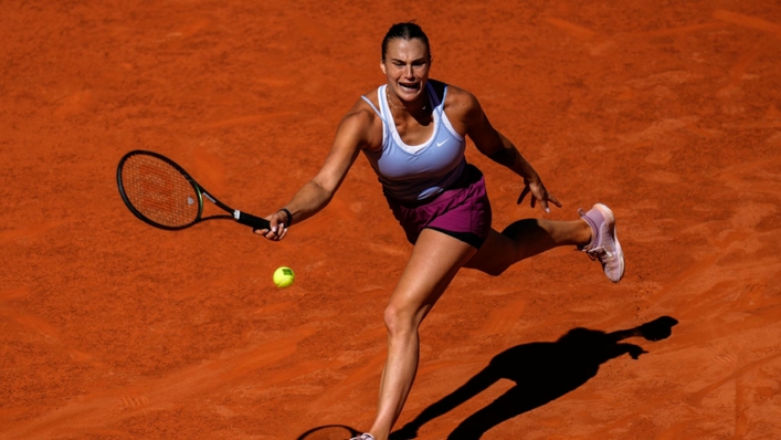 Aryna Sabalenka is hoping to make it through to the French Open final