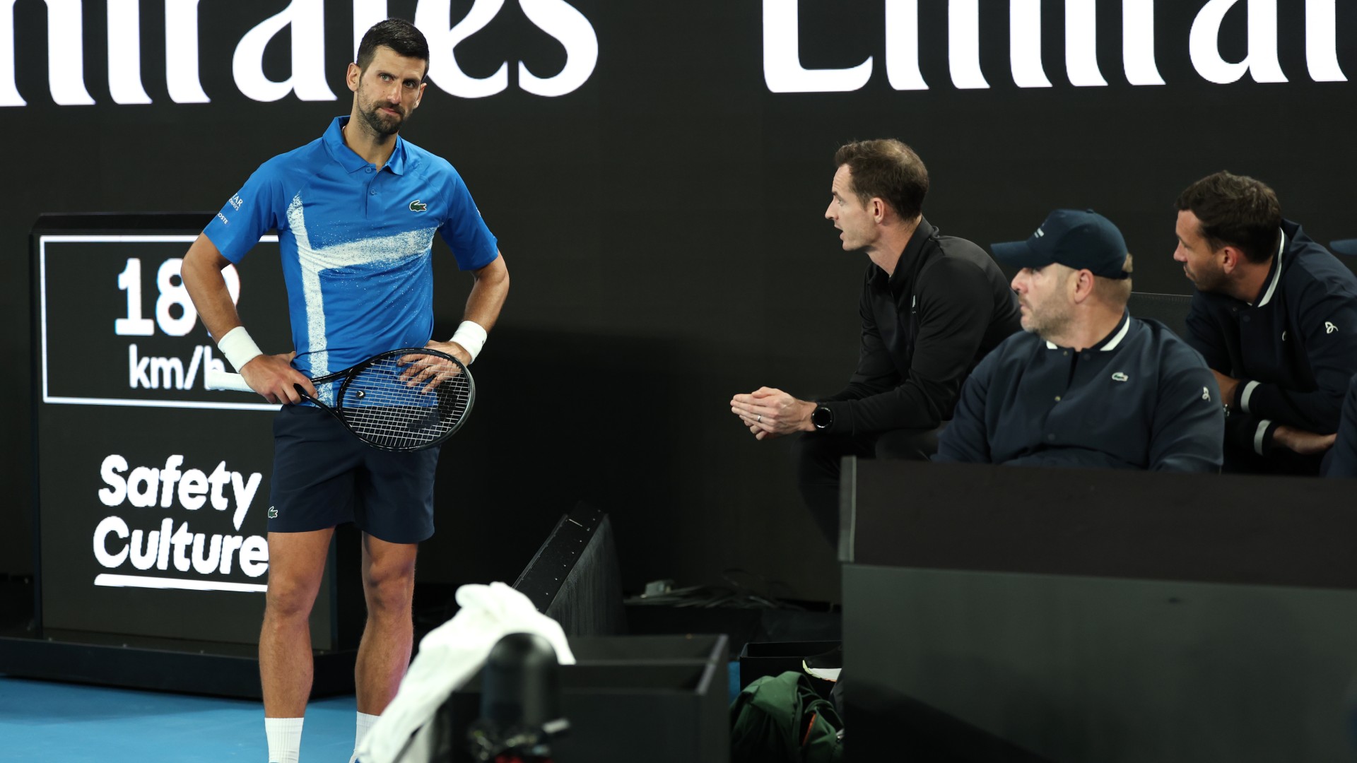 Australian Open: 'A pleasure to have Murray in my corner' - Djokovic