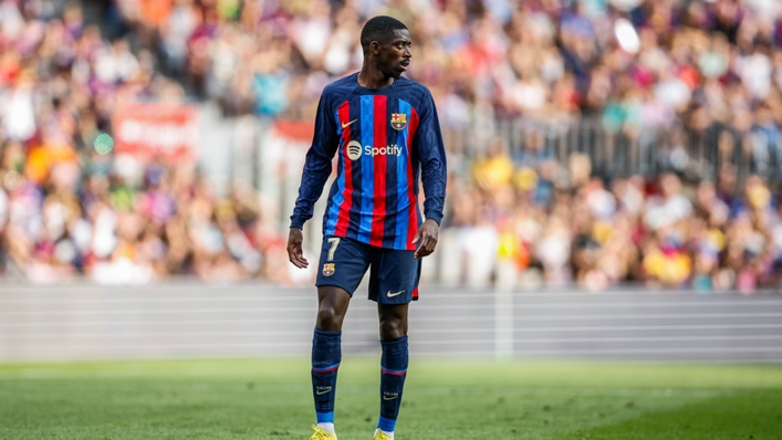 Raphael Varane has praised Ousmane Dembele's form at Barcelona