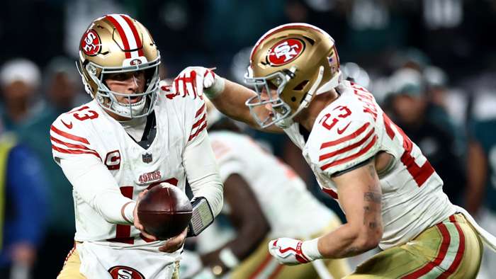 Shanahan tips Purdy and McCaffrey for MVP, but Niners coach won't pick a favourite