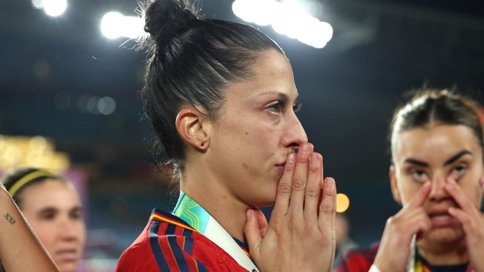 The Spanish FA has threatened legal action against Jennifer Hermoso (Isabel Infantes/PA)