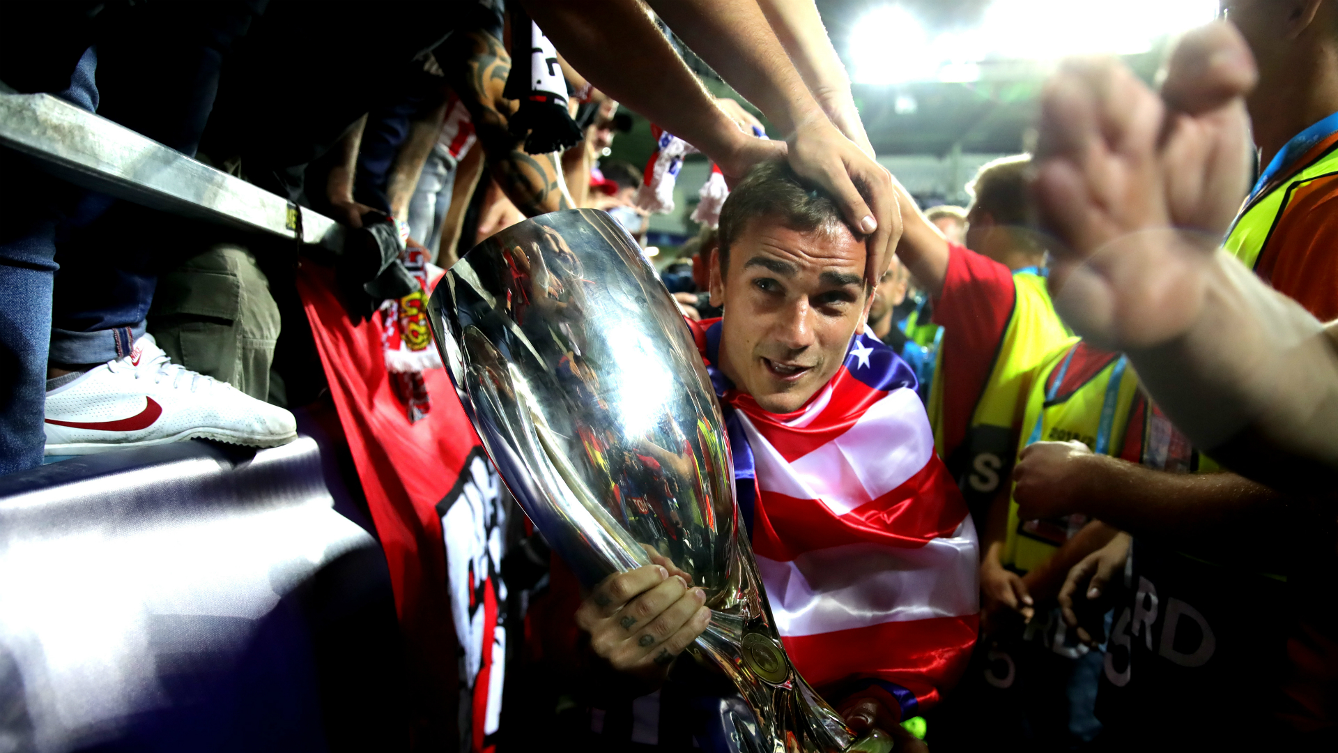 Atletico punish exhausted Real in extra-time to lift Super Cup