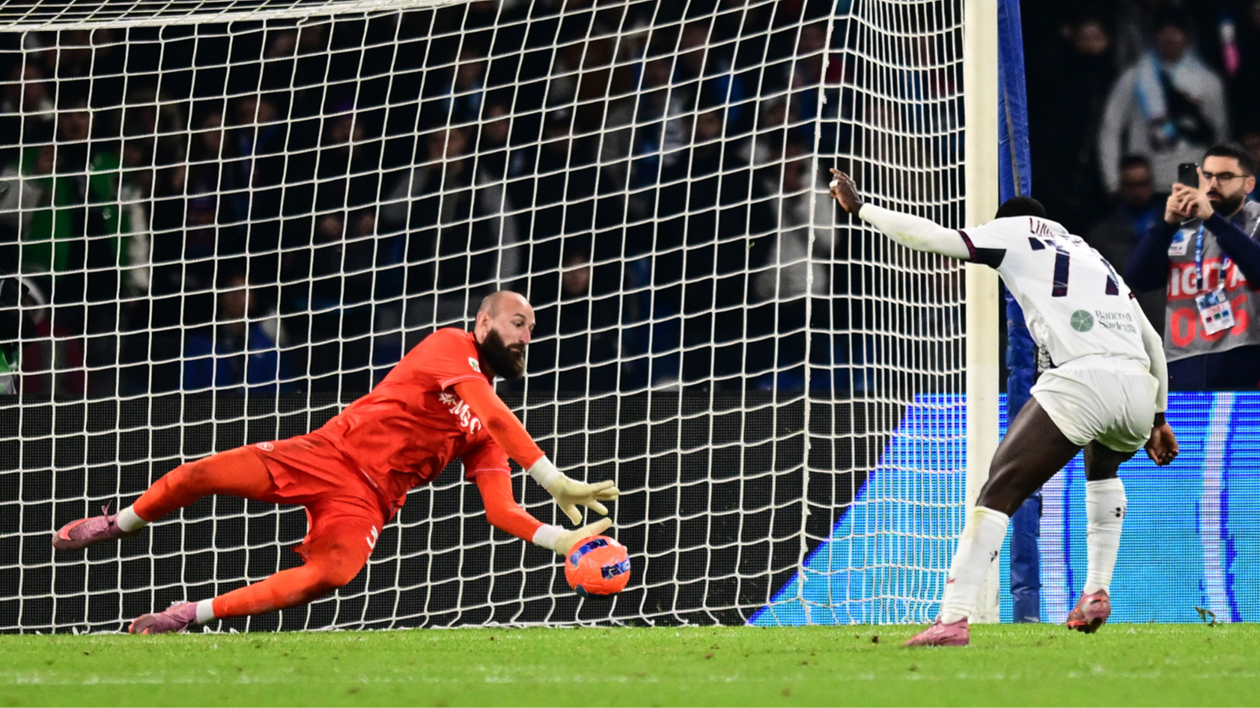 Napoli 1-1 Cagliari (9-8 pens): Milinkovic-Savic's shootout heroics help hosts to Coppa Italia quarters