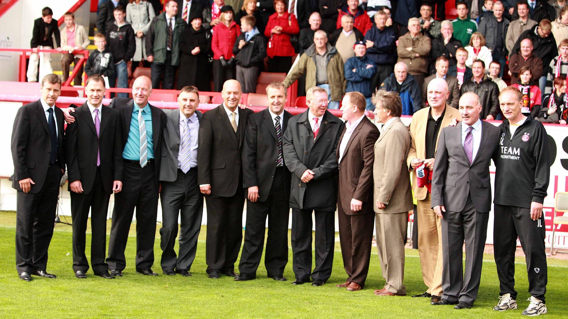 Sir Alex Ferguson and the Gothenburg Greats – pictured here in 2008 – won the 1983 European Cup Winners’ Cup (Alan Simpson/PA)