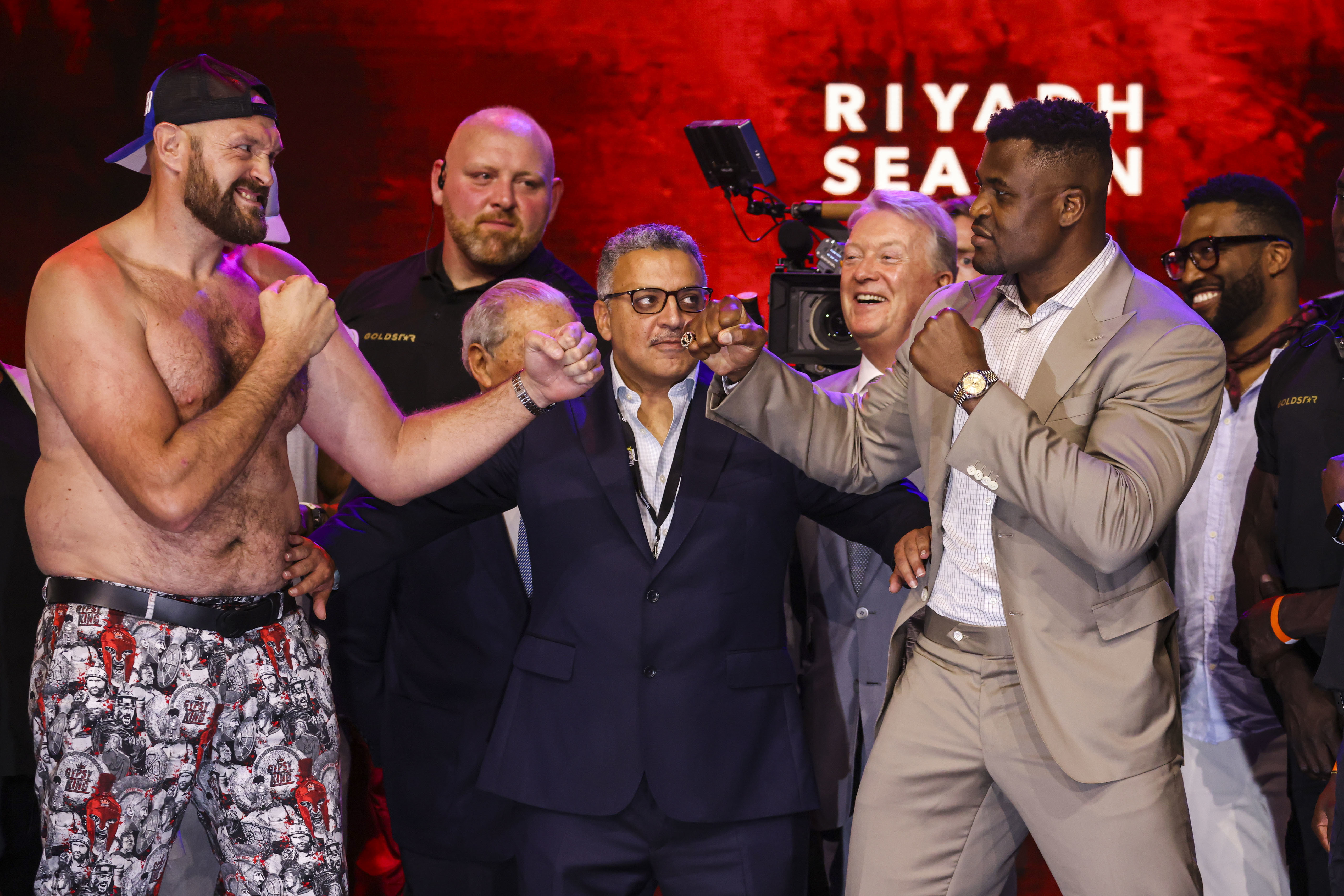 Tyson Fury and Francis Ngannou