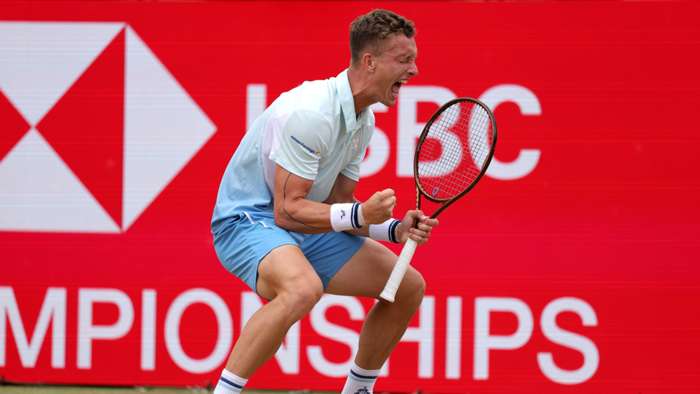Home favourite Draper misses out on Queen's final to Lehecka