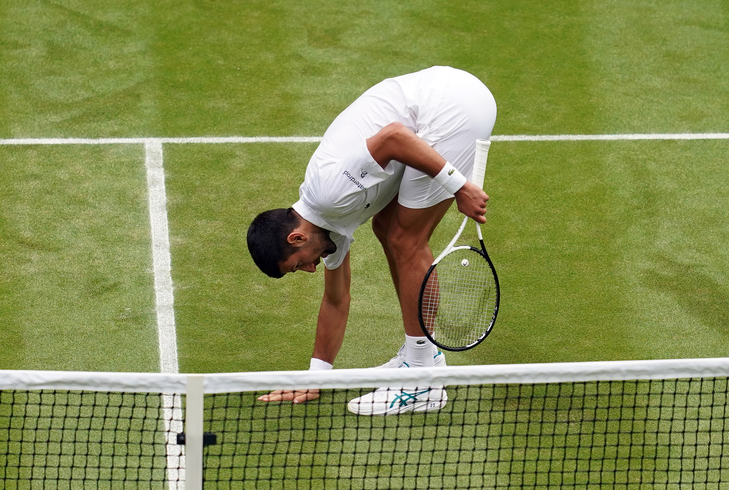 Novak Djokovic is back on his beloved Centre Court where he remains unbeaten in 10 years