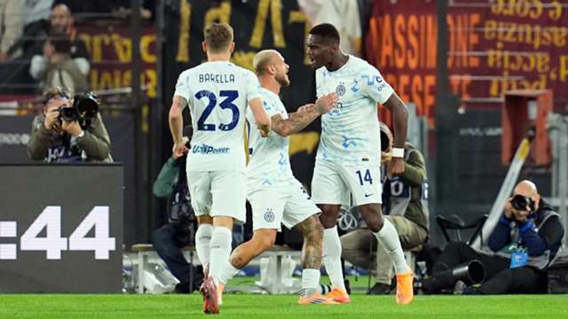 Roma 0-1 Inter: Early Bonny strike sends Chivu's side to Serie A summit