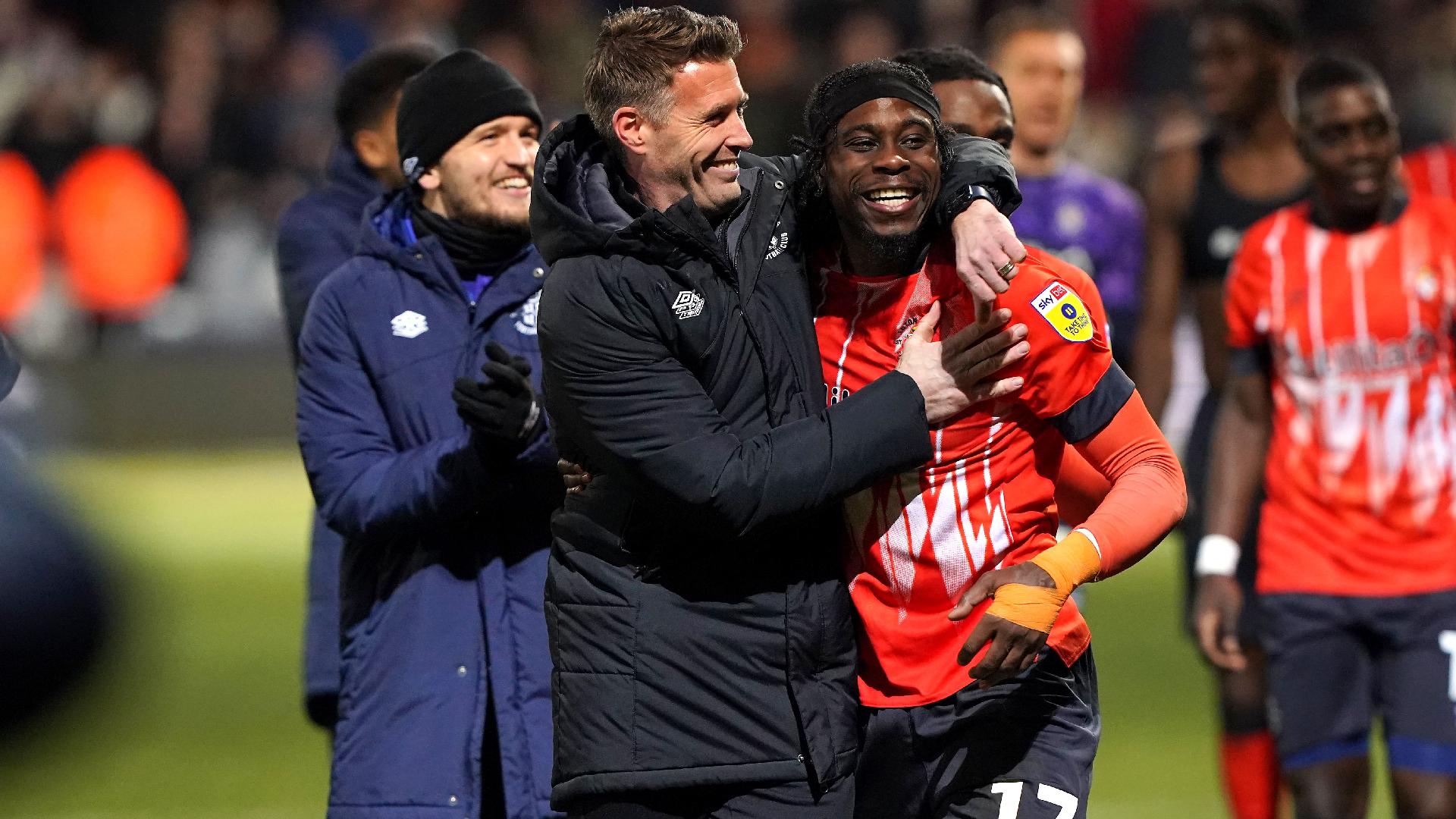 Rob Edwards hailed Pelly-Ruddock Mpanzu’s journey at Luton (Jonathan Brady/PA)