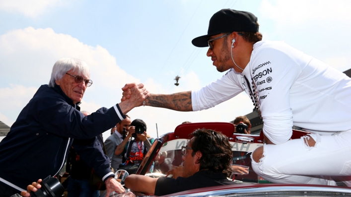 Bernie Ecclestone and Lewis Hamilton, pictured at the Monaco Grand Prix