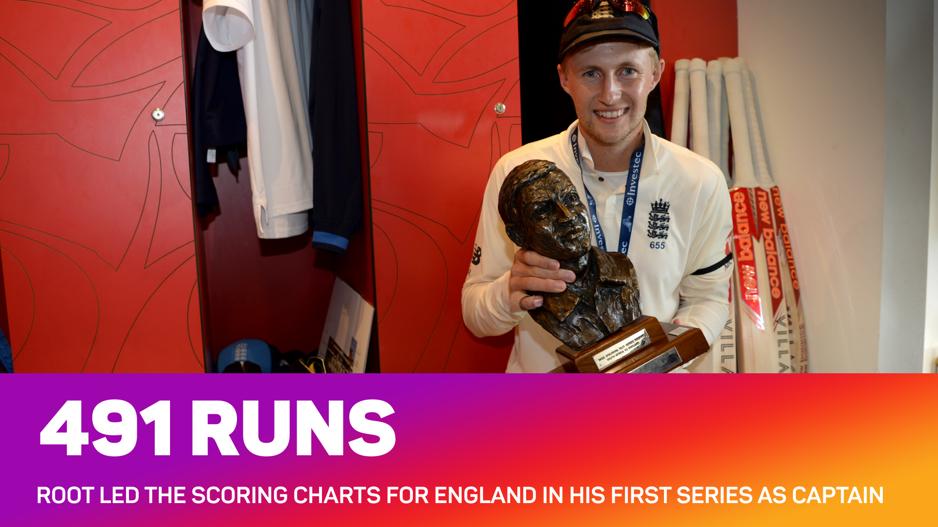 Joe Root's first Test captaincy series
