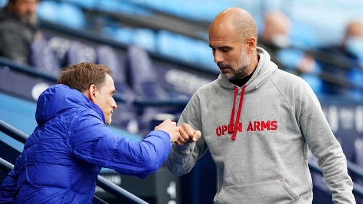 Thomas Tuchel (left) and Pep Guardiola have two of the world's best squads to choose from