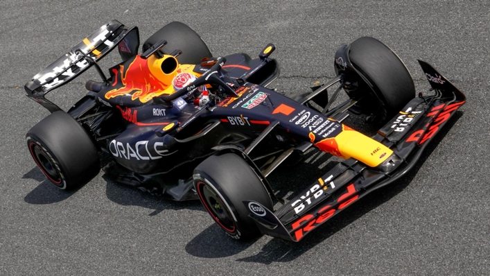 Max Verstappen finished fastest in first practice (Luca Bruno/AP)