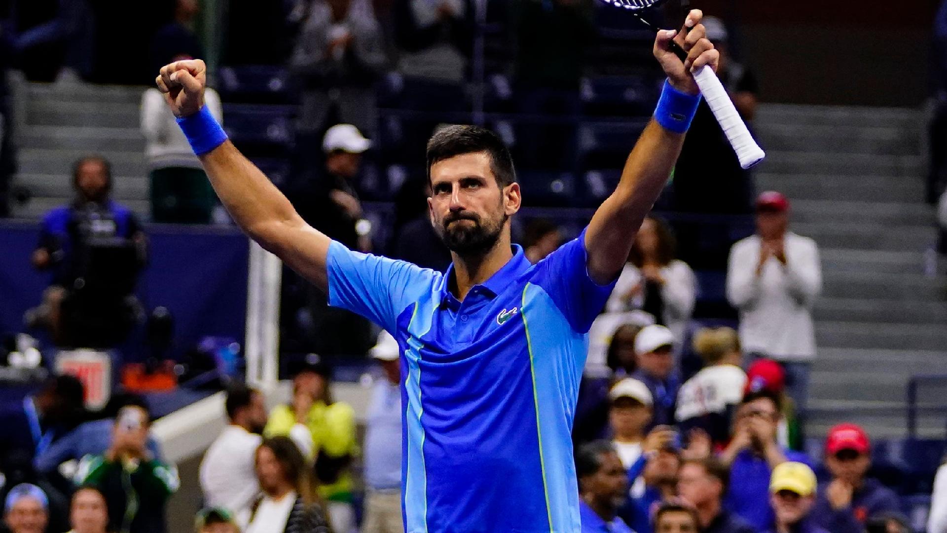 Novak Djokovic survives scare in bid for record-equalling 24th Grand ...