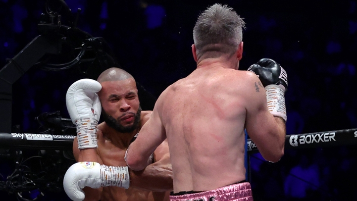 Chris Eubank Jr. is peppered by Liam Smith