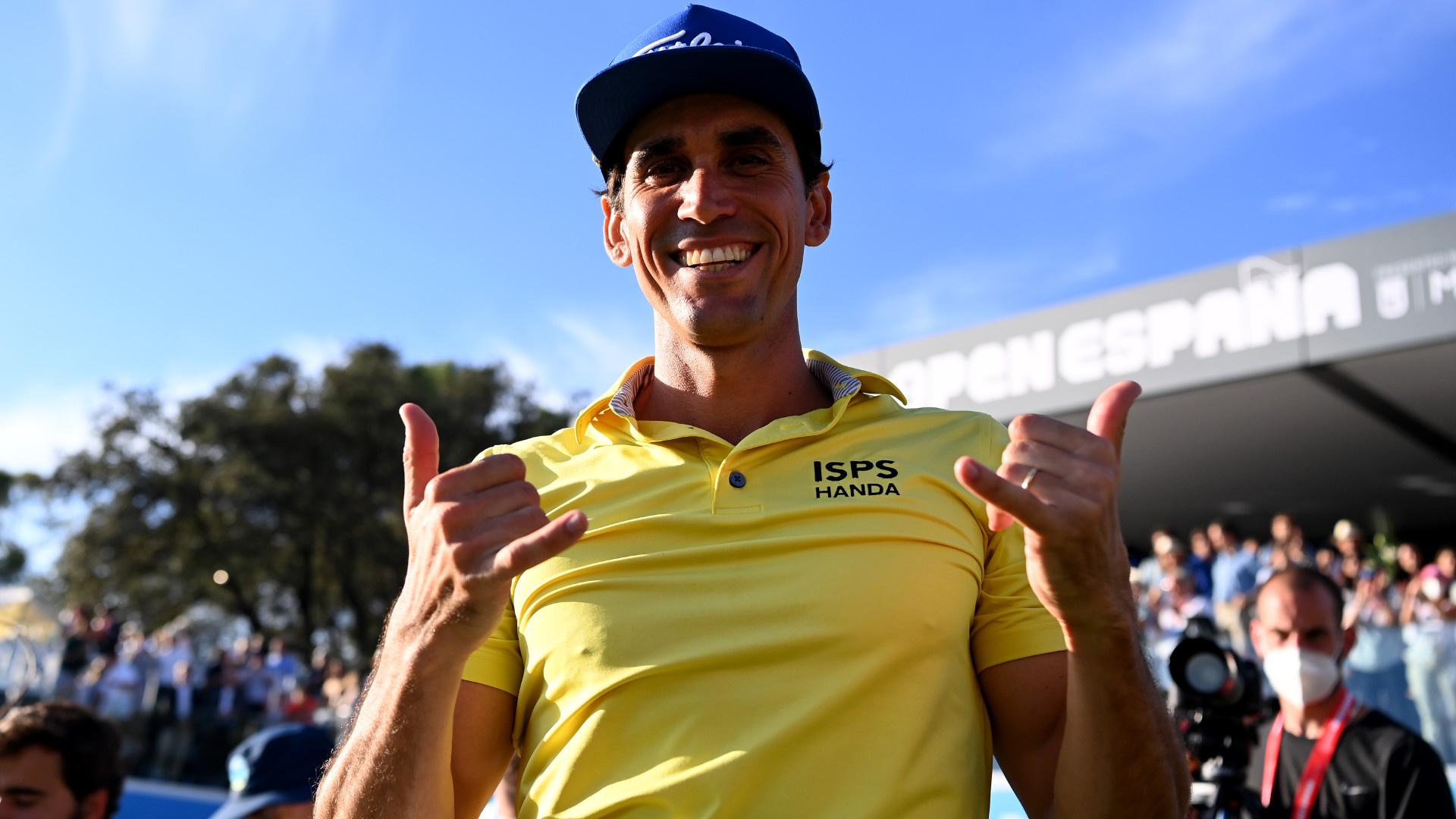 Rafa Cabrera Bello claimed his fourth European Tour title after a dramatic play-off in Madrid