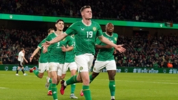 Republic of Ireland striker Evan Ferguson has been ruled out of the Euro 2024 qualifiers against France and the Netherlands through injury (Brian Lawless/PA)