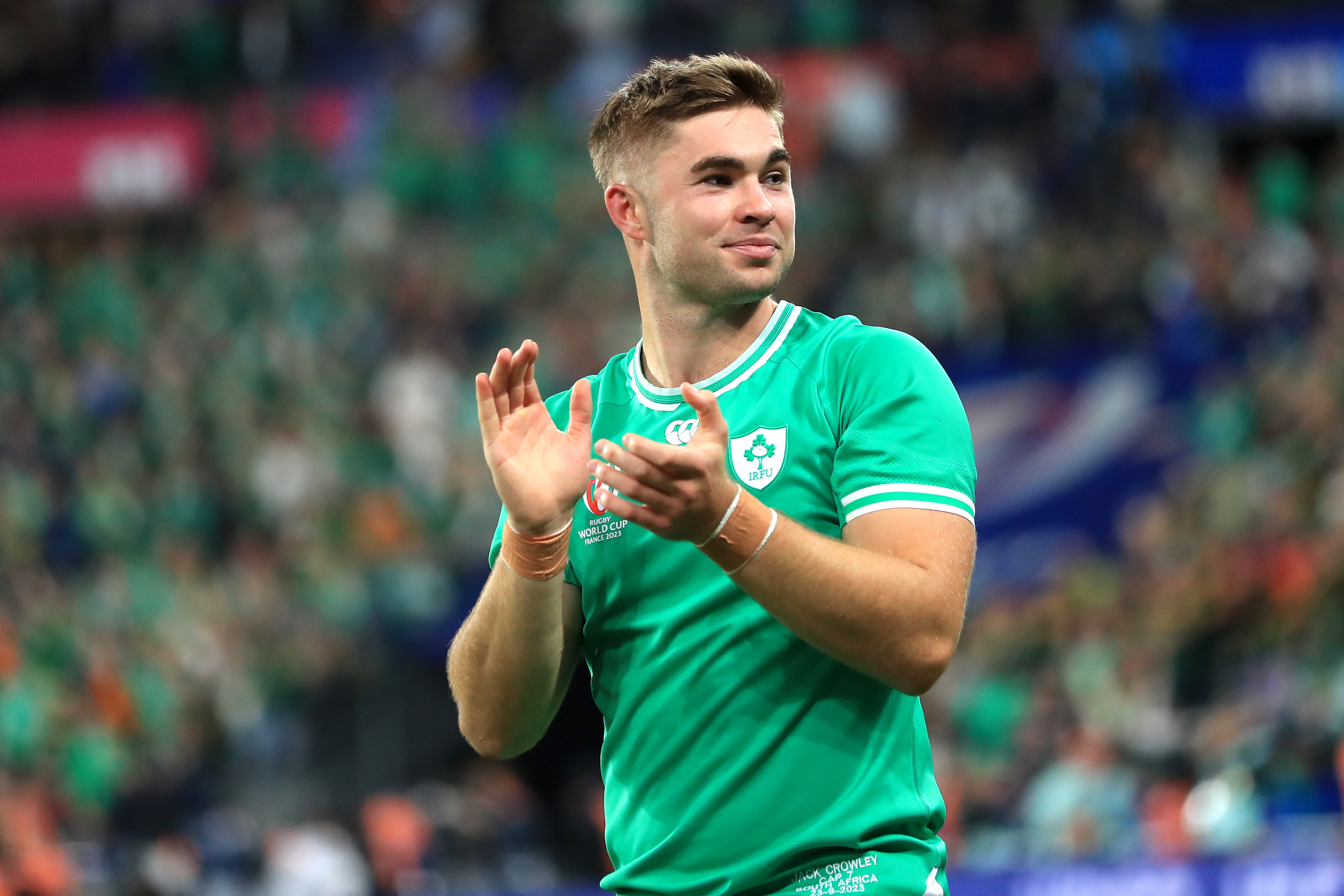Jack Crowley will start at fly-half for Ireland