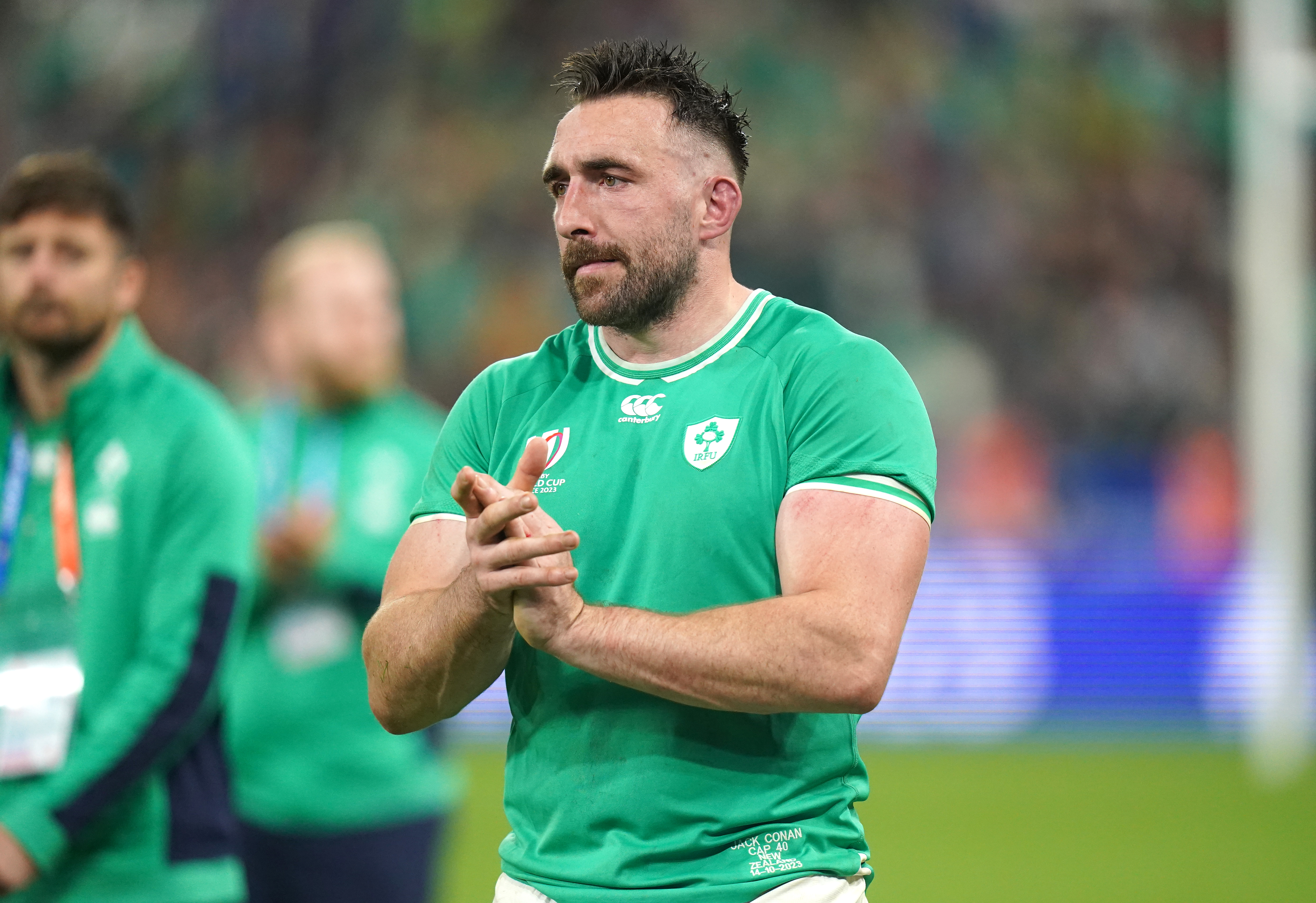 Jack Conan will make his first start for Ireland since being injured against Italy before last year's World Cup