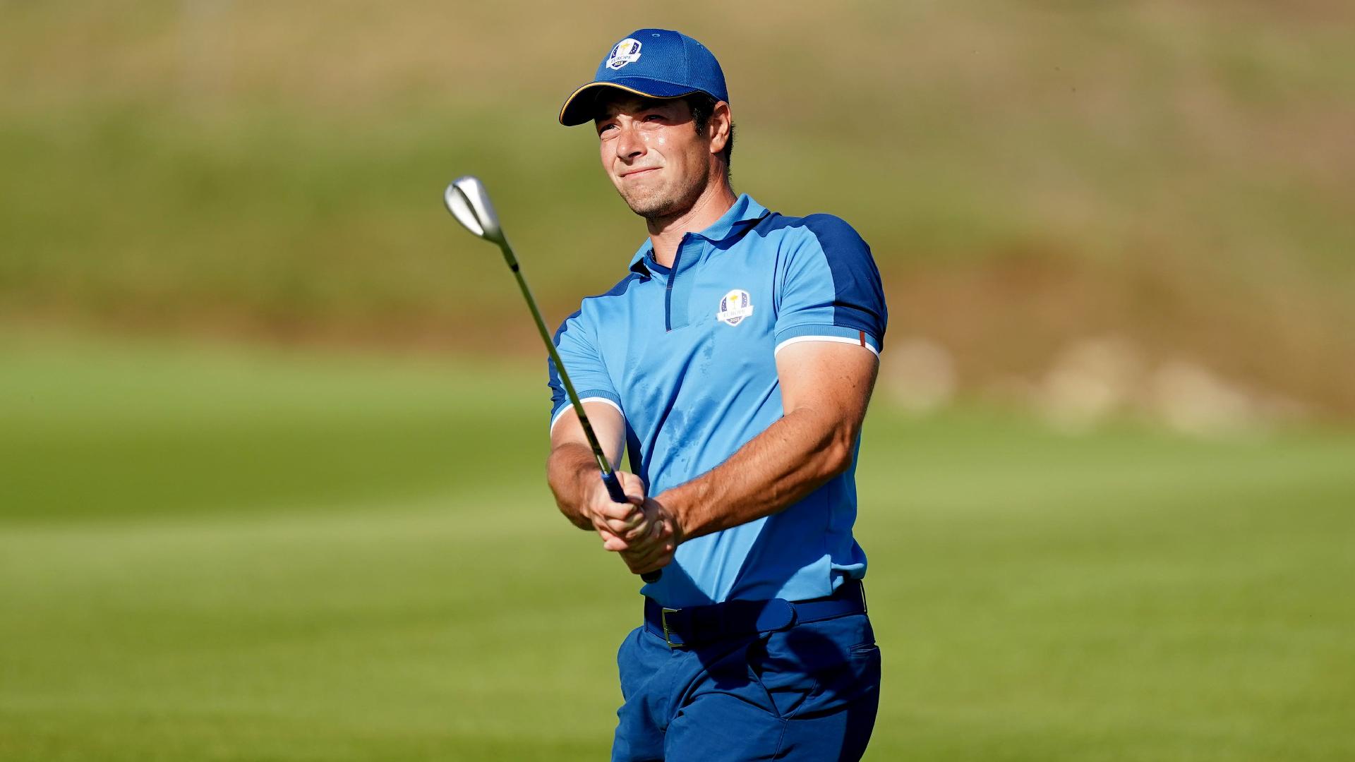 Viktor Hovland aces par-four fifth as Europe’s players prepare for the Ryder Cup