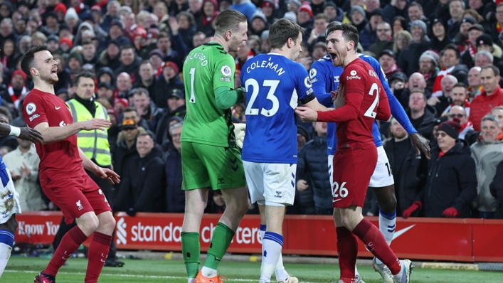 Everton and Liverpool will meet at Goodison Park in March