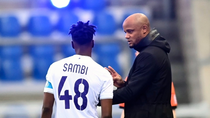 Albert Sambi Lokonga was coached by Vincent Kompany at Anderlecht