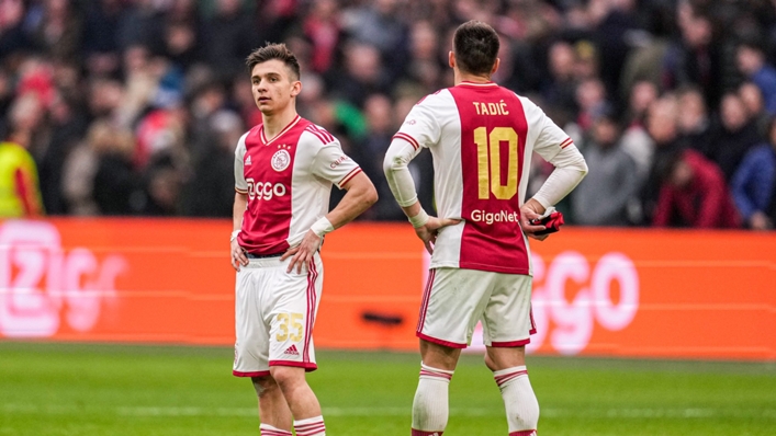 Ajax were dealt an Eredivisie title blow after a late 3-2 defeat to Feyenoord on Sunday