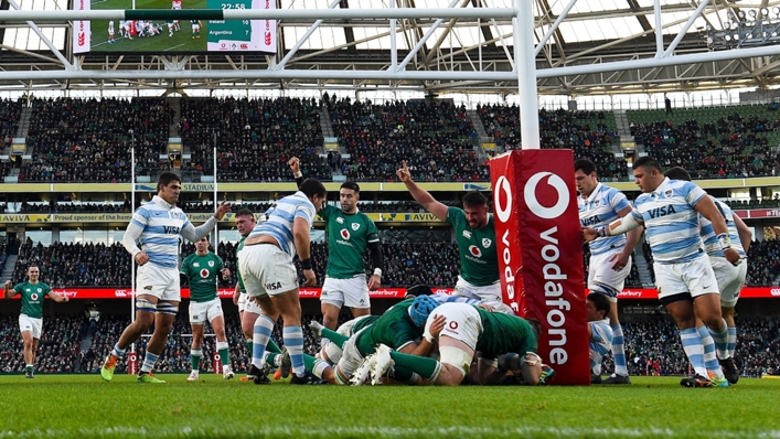 Ireland comfortably defeated Argentina on Sunday at the Aviva Stadium.