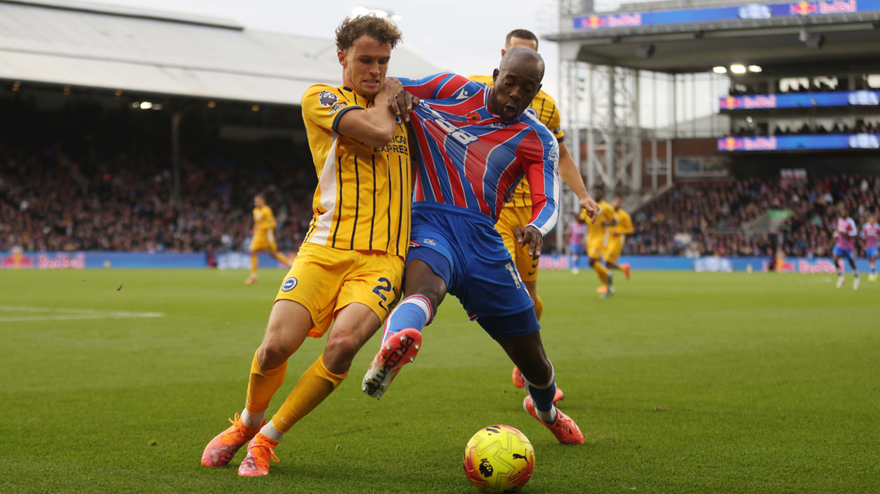Crystal Palace 0-0 Brighton: Guehi absent as rivals play out Selhurst draw