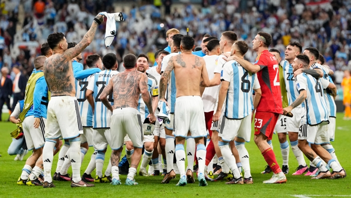 Argentina were criticised for their celebrations against the Netherlands