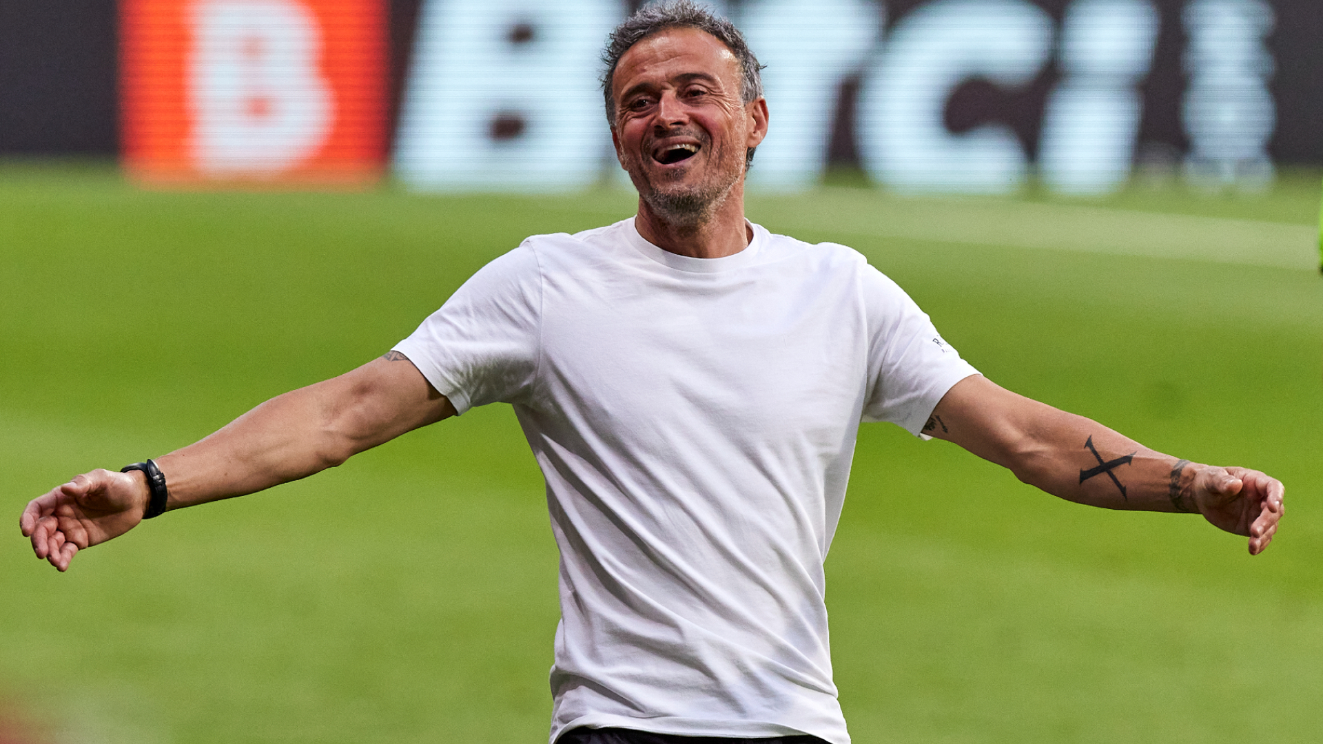 Spain head coach Luis Enrique