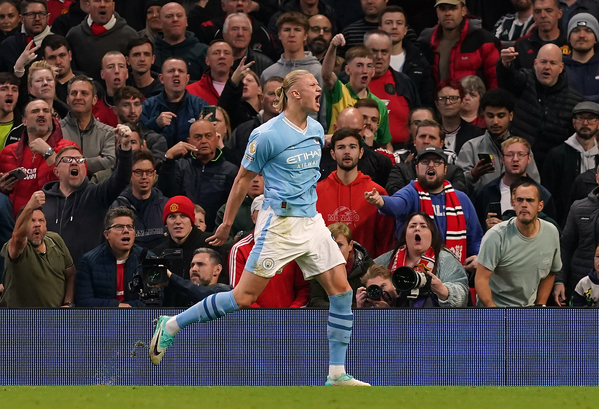 Erling Haaland opened the scoring with a first-half penalty