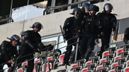 Crowd trouble marred Thursday's UEFA Conference League tie