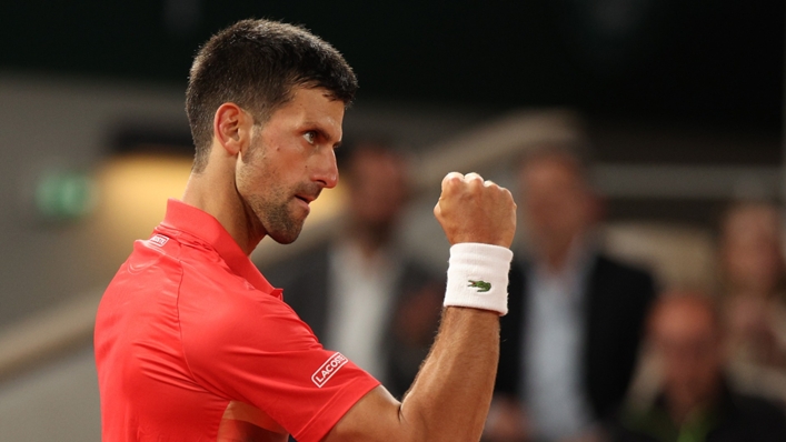 Novak Djokovic eased into the second round at Roland Garros