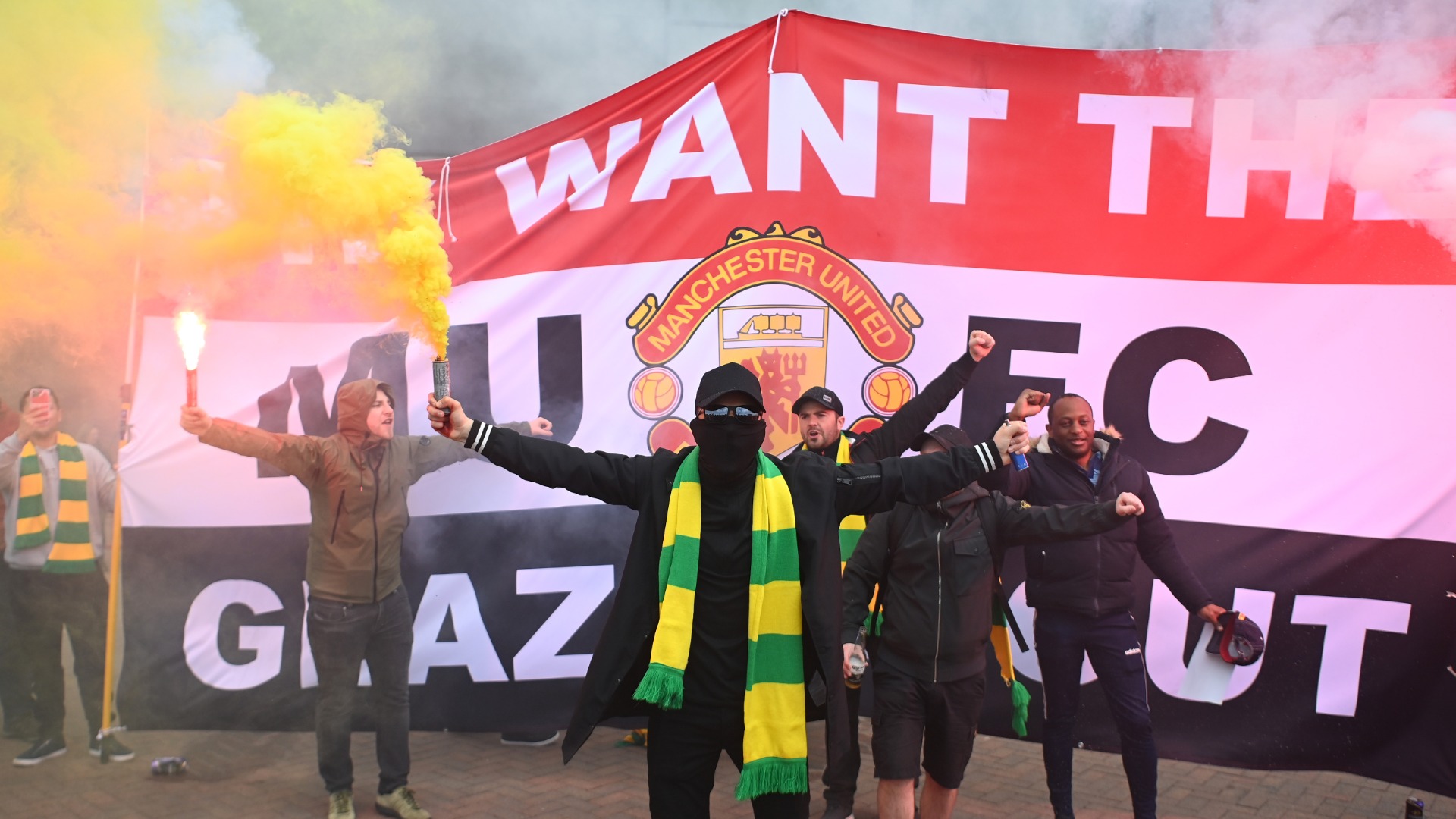 Man Utd, Liverpool confirm starting XIs but kick-off delayed after protestors storm Old Trafford